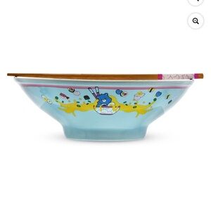 Care Bears‎ Ceramic Bowl with Chopsticks 20 oz Cartoo Ramen Noodle Soup Dish